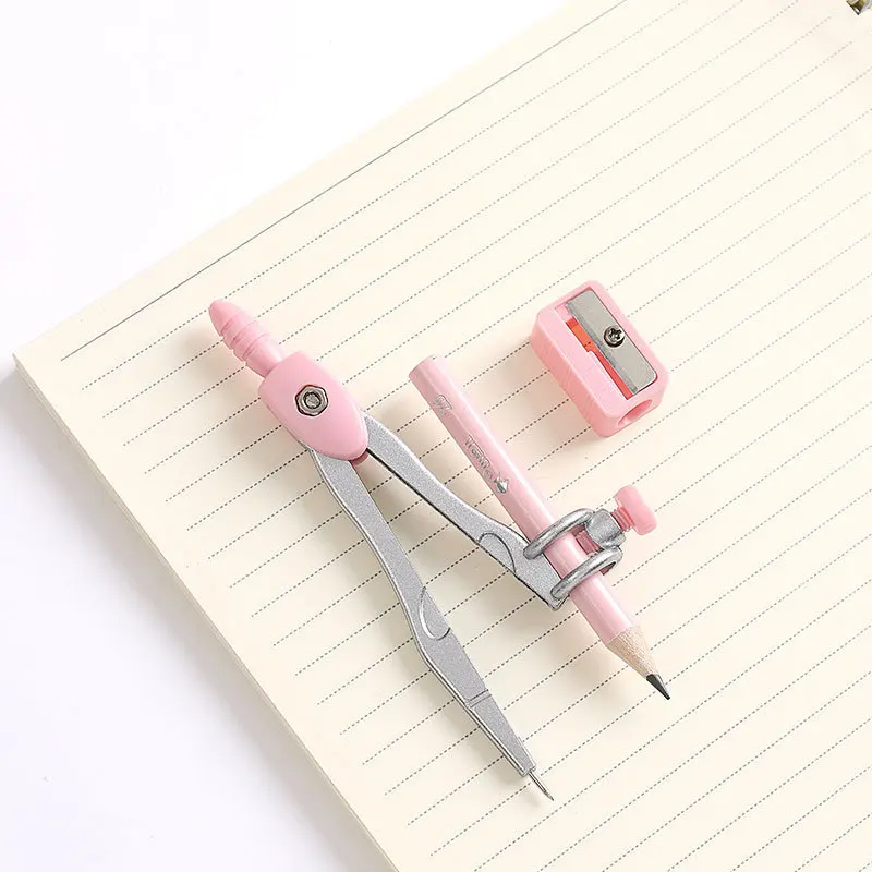 2Sets 1 Pen Clamp Compass Multifunctional Art Exam Changeable Pen Student Clamp Pen Compass mathematics  geometry set