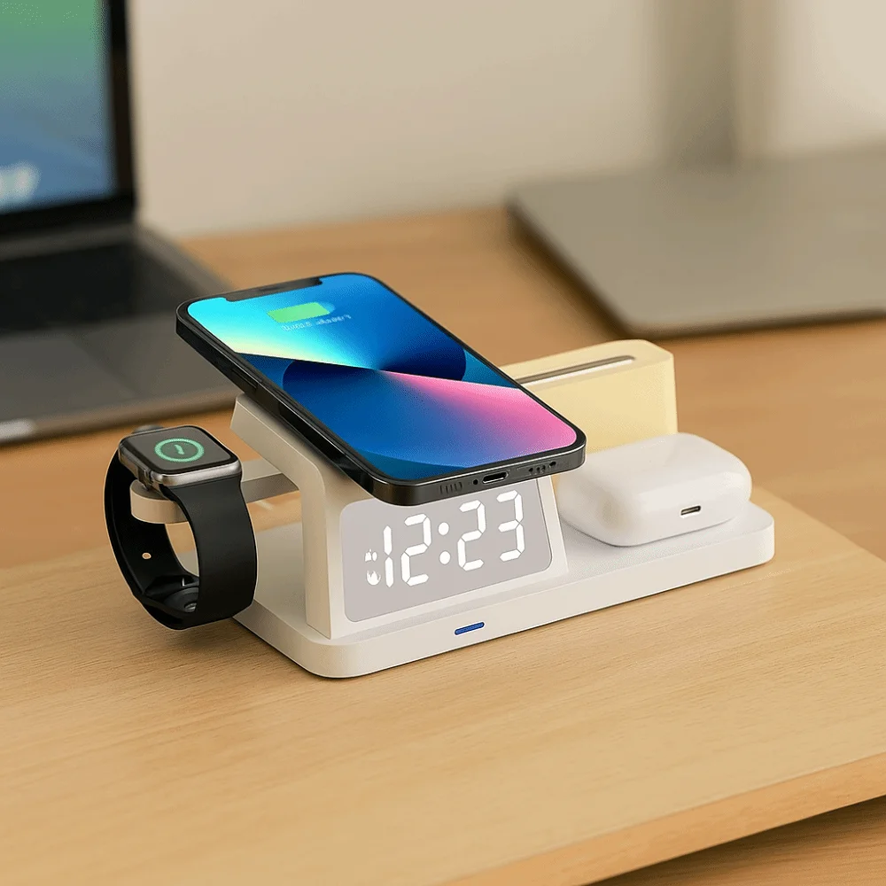 plastic-wireless-charging-clock-fast-charging-earphone-charging-multi-functional-desktop-charger-led-display-with-watch-stand