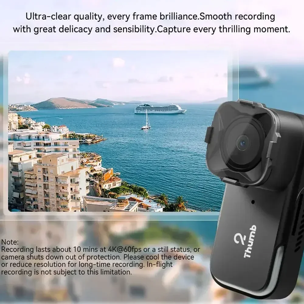 

RunCam Thumb 2 4K 2,7K новая версия HD-камеры для записи со встроенным гироскопом 27 г, легкий вес для гоночного дрона FPV