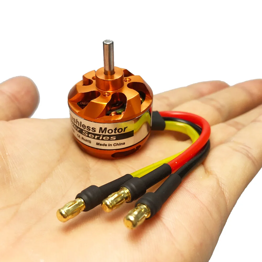 RC Motor D2822 2822 Brushless Motor 1100KV 1450KV 1800KV 2600KV 2-3S for Aircraft Plane Multi-copter Brushless Outrunner Motor