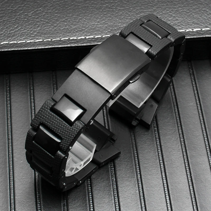 

Black Frosted Waterproof Plastic Steel Light 16mm Accessories for Casio Dw5600 Dw6900/Ga2100/GW-M5610 Anti-Allergy Watch Band