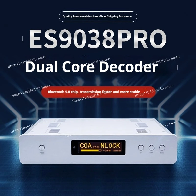 DC300 Dual Core ES9038PRO ES9039 Balanced Audio DAC Decoder Hi-Fi High-End Audiophile for Music Player