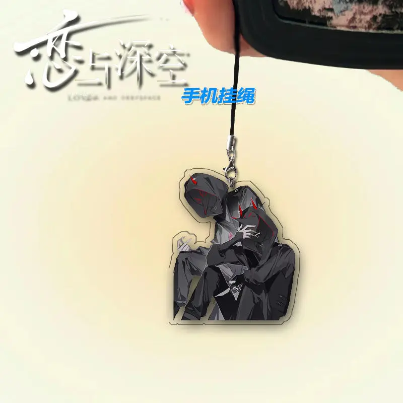 الحب والمساحة العميقة الطموح لوقا كيران الزملاء سلسلة الهاتف على الوجهين الميزانين الاكريليك لطيف q نسخة قلادة