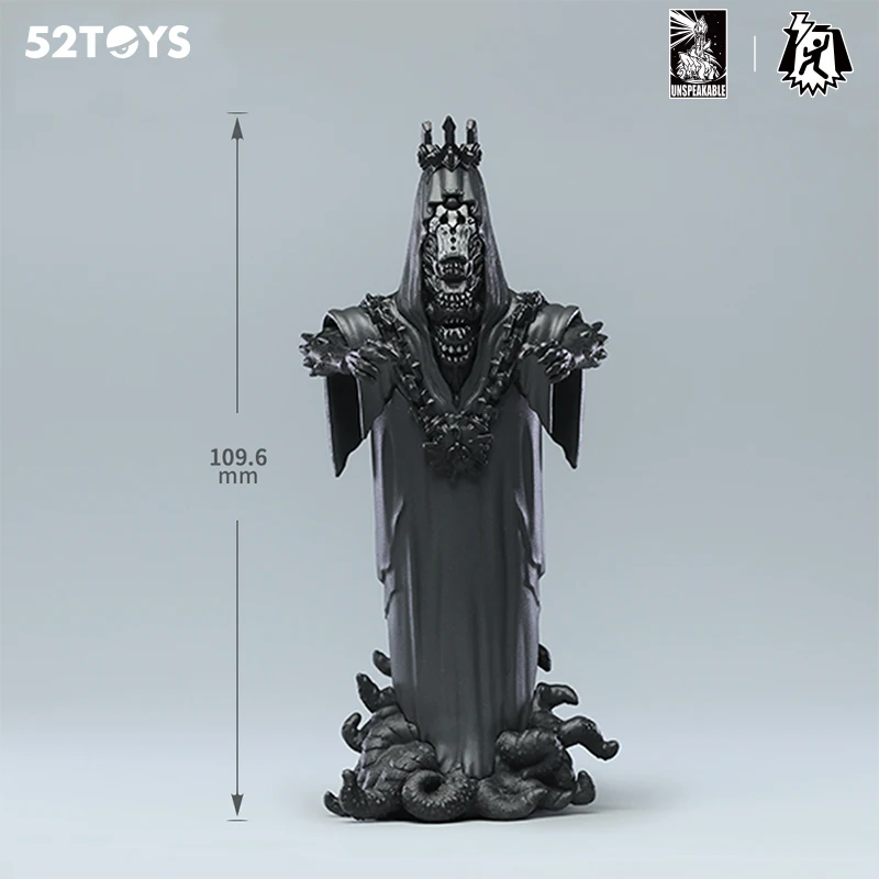 52TOYS Action Figure Legacy of Lovecraft, Monochrome Version, Collectible Desktop Decoration, Creative Gift for Birthday Party