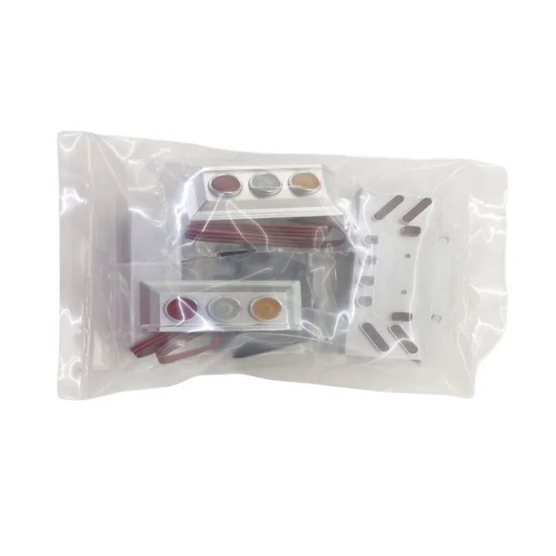 RC caminhão taillight para Tamiya, luzes LED para trator RC, novo rei 56344 56356 lâmpada traseira, peças LESU, 1/14