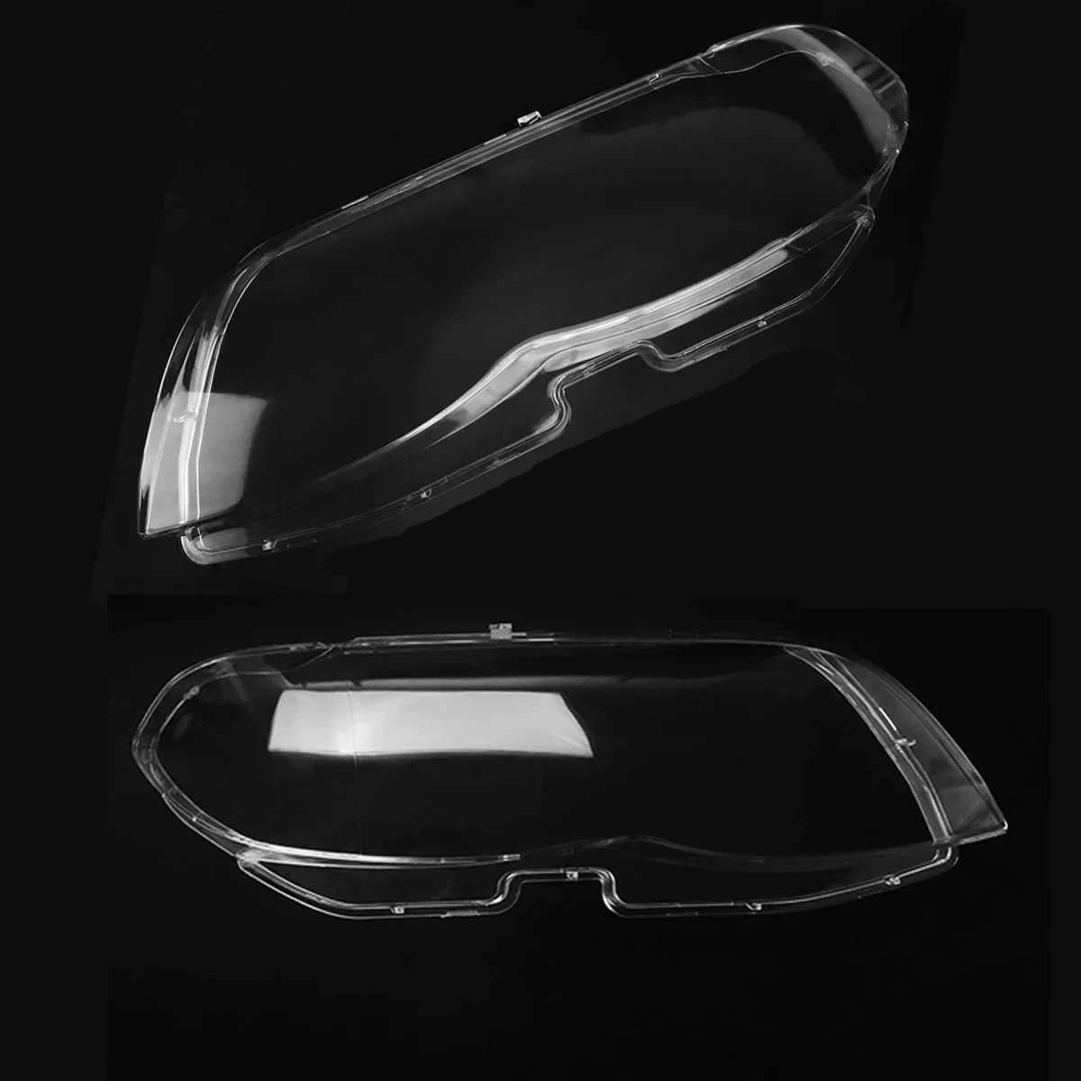 Right&Left Car Headlight Lens Glass Lampcover Cover Lampshade Shell For BMW X5 E53 2004 2005 2006 Headlight Cover