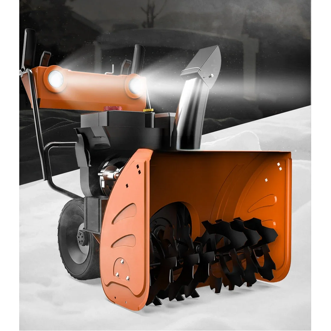 Walk-behind Snow Plow Road Property School Factory Square Fuel Shovel