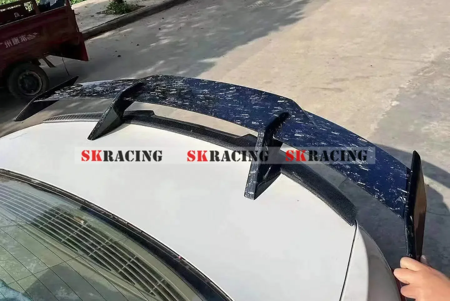 Spoiler traseiro de fibra de carbono forjado real estilo GT, asa traseira de cauda, divisor decorativo, novo, 2019-2023, BMW G20, 330i, G80, M3