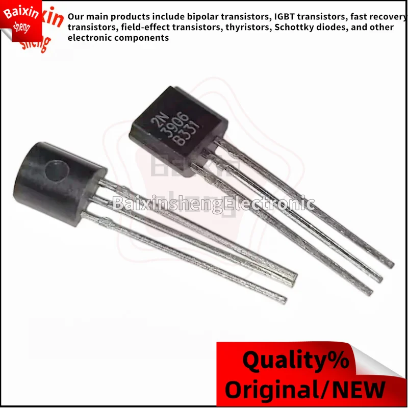 

100PCS 2N3904 TO-92 3904 2N3906 3906 2N4401 4401 2N5401 5401 2N5551 5551 2N7000 7000 2N2907 2907 2N4403 4403 2N2222 2N4402 4402