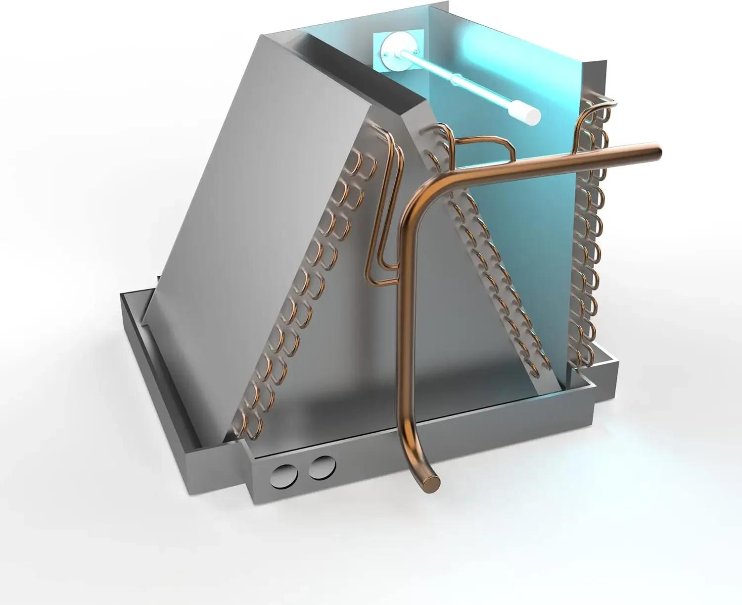 24V 14-inch HVAC UV Light Bulb for HVAC Coil Systems AC Duct Cleaner with Strong Magnet