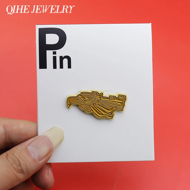 Pin Retro de Águila Azteca Mexicana, Clip para Gorra de Golf, Marcador, Pin Vintage para Gorra, Pin Moderno para Gorra de Béisbol, Joyería de Fiesta, Regalo
