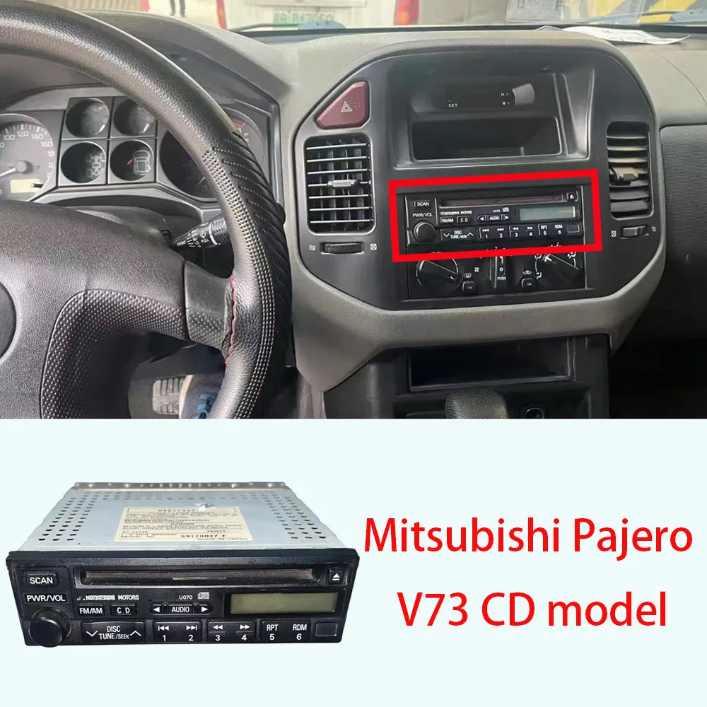 

High-quality Japanese-made For Mitsubishi original car CD player for MP3. The car audio system features a fast CD reading disc.