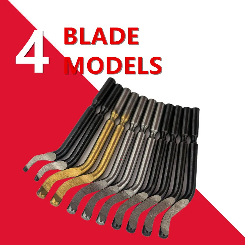 HSS شفرة فولاذية أداة إزالة الأزيز لدغ القاطع التشذيب سكين مكشطة مزيل Deburr أنبوب مخرطة عدة الراتنج المعدني البلاستيك الخشب ثلاثية الأبعاد لتقوم بها بنفسك