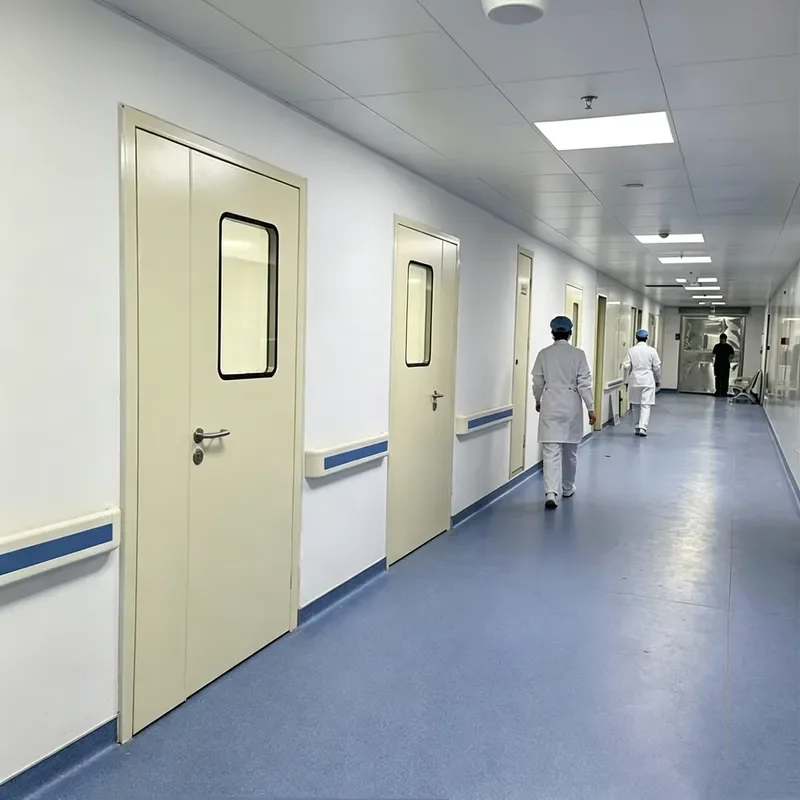 Customizable Small Batch Delivery Hospital Door Modern Design Stainless Steel Indoor Soundproof Ward Door