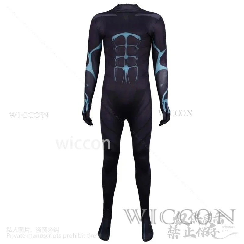 Anime No. 8 Cosplay KAFKA HIBINO Costume Monster Jumpsuit 3D Printed Mask Props Halloween Christmas Party Performance Customi