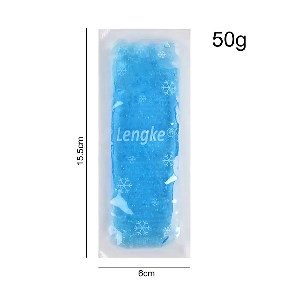 1Pcs 50g Diabetic Insulin Cooling Bag Cold Gel Ice Pack Protector Pill Refrigerated Ice Pack Cooler Insulation Organizer Case