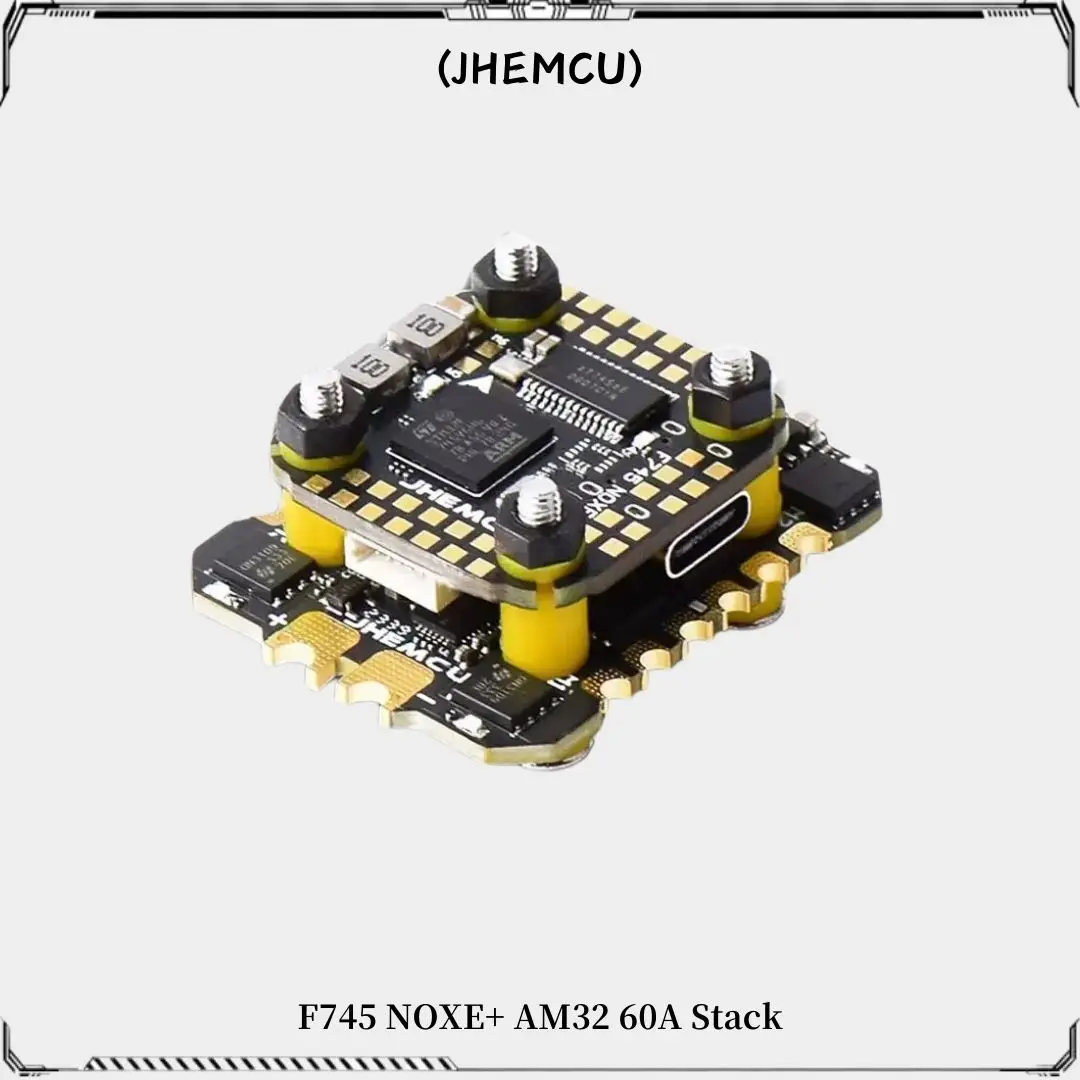 HEMCU F745 Mini Flight Controller Stack ICM-42688-P F745 Flight Controller AM32 45A 60A 4in1 ESC 3-6S for RC FPV Drones