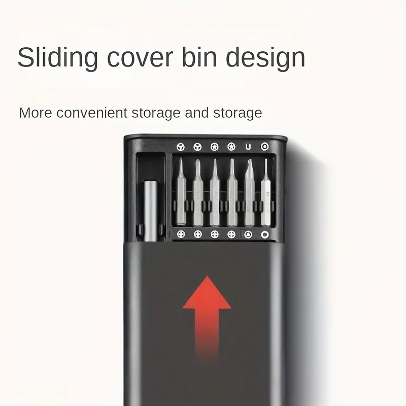 Set de destornilladores de precisión de 24 en 1, kit de herramientas magnético mini con puntas Phillips, ranuradas y Torx para teléfonos, laptops y electrónica 3