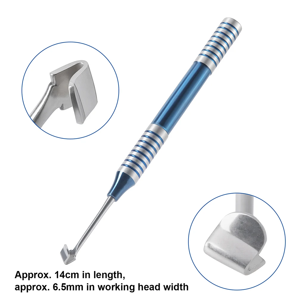 5-teiliges Set AZDENT Dental Periosteal Elevator Separator für Weichgewebe-Implantat-Kit, chirurgische Lingualflap-Werkzeuge aus Edelstahl – Detail 8