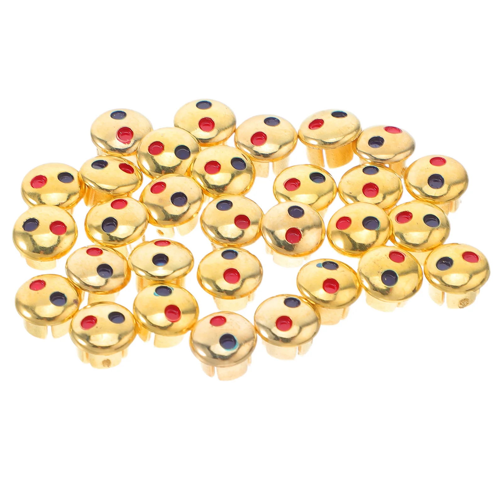 30Pcs Faucet Handle Hole Plugs Clear Temp Indicators Stylish Red Blue Markers for Kitchen Bathroom Rv Sink Tap Cover Practical