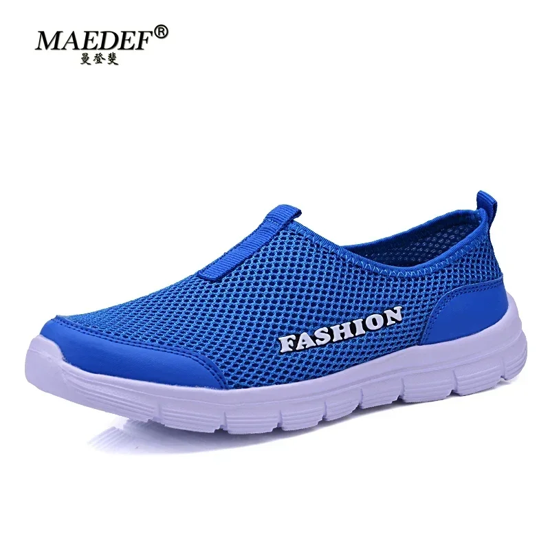 Maedef Heren Casual Sneakers Damesschoenen Lichtgewicht Platte Schoenen Mesh Comfortabele Ademende Wandelschoenen Voor Heren Sneaker