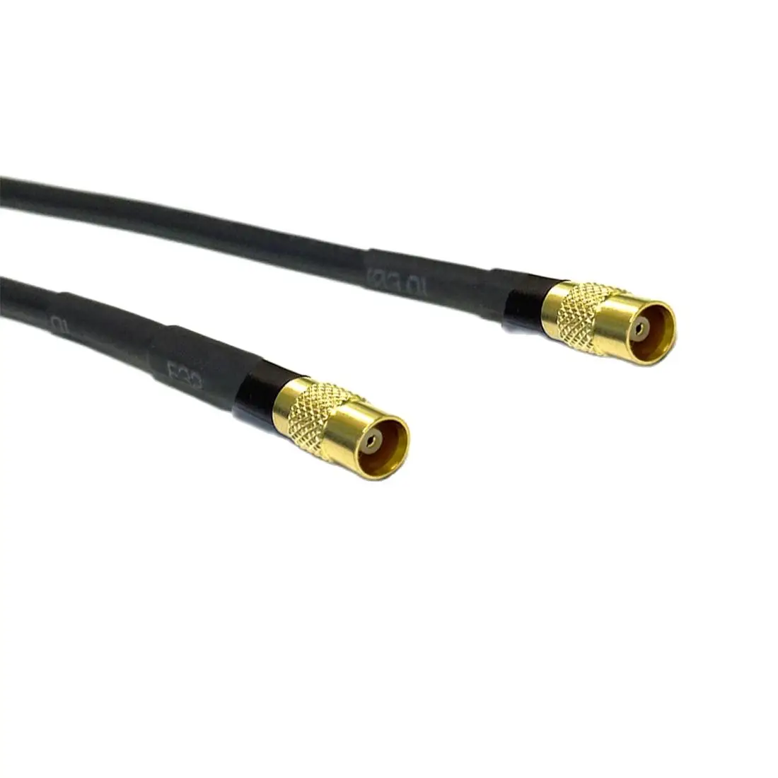 MCX adaptor kabel kuncir LURUS Jack perempuan ke betina RG174 grosir kartu nirkabel 20cm/50cm/100cm/250cm