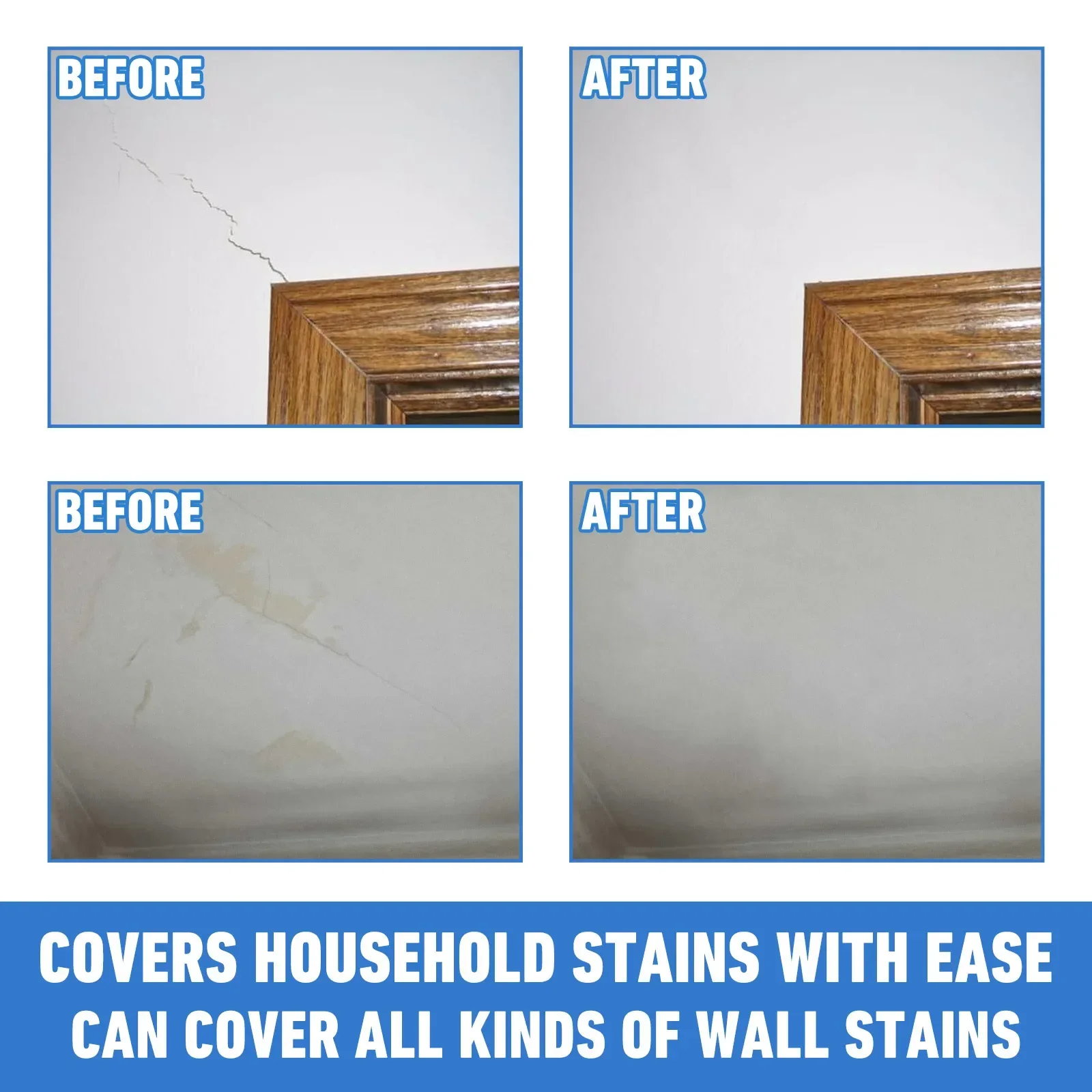 Wall Repair Spray Wall Crack Peeling Repair Mold Spot Stain Remover Interior Refurbishment Paint Waterproof Wall Mending Agent