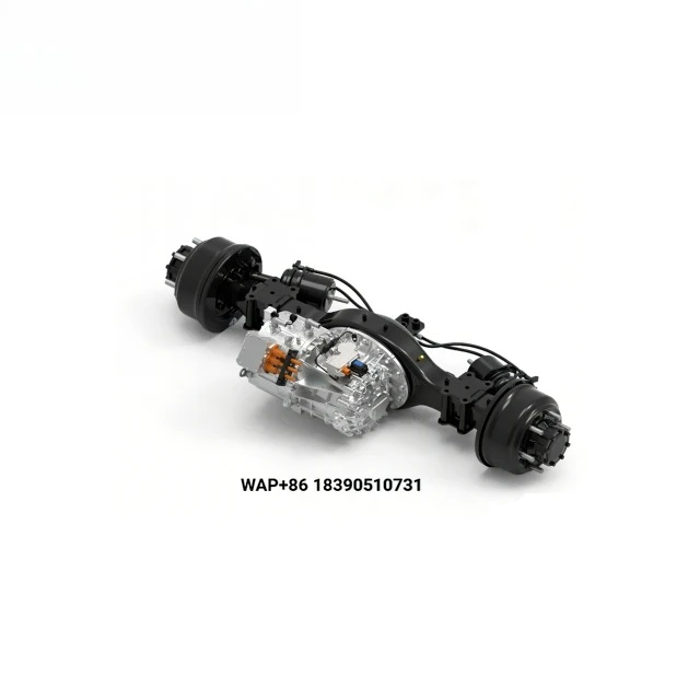 Kit de Conversión de Eje Trasero Eléctrico para Vehículos, Motor PMSM de 100/185kW, Eje Eléctrico de 2 Velocidades, para Autobuses de 4.5-10T/12T y Vehículos de Logística