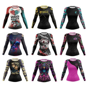 Women’s MMA Compression Rash Guard 1