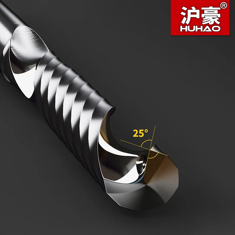 HUHAO 3.175MM Milling Cutter End Mill One Flute Tungsten Spiral Router Bits CNC Machinery Tool Suitable for Cutting Pvc Acrylic