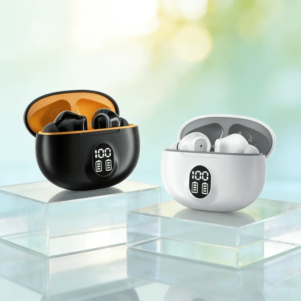 TWS Wireless Headphones Bluetooth Earbuds Sweat-wicking Bluetooth Headphones Keep Ears Cool During Summer Workouts