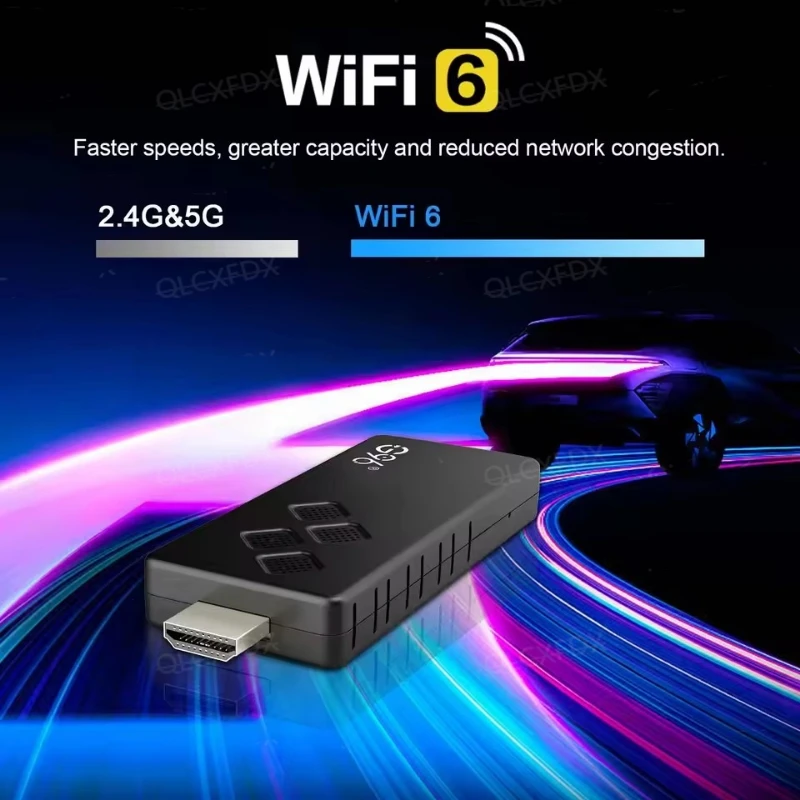 G96 عصا التلفاز الذكية Android13.0 Q2 Allwinner H313 BT5.0 Voice 4k 2GB 8GB Dual Wifi Youtube مشغل الوسائط متعدد اللغات