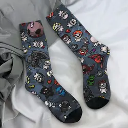Binding Of Isaac Stockings Men Socks Comfortable Novelty Socks Autumn Skateboard Anti Bacterial Graphic Socks Birthday Gift