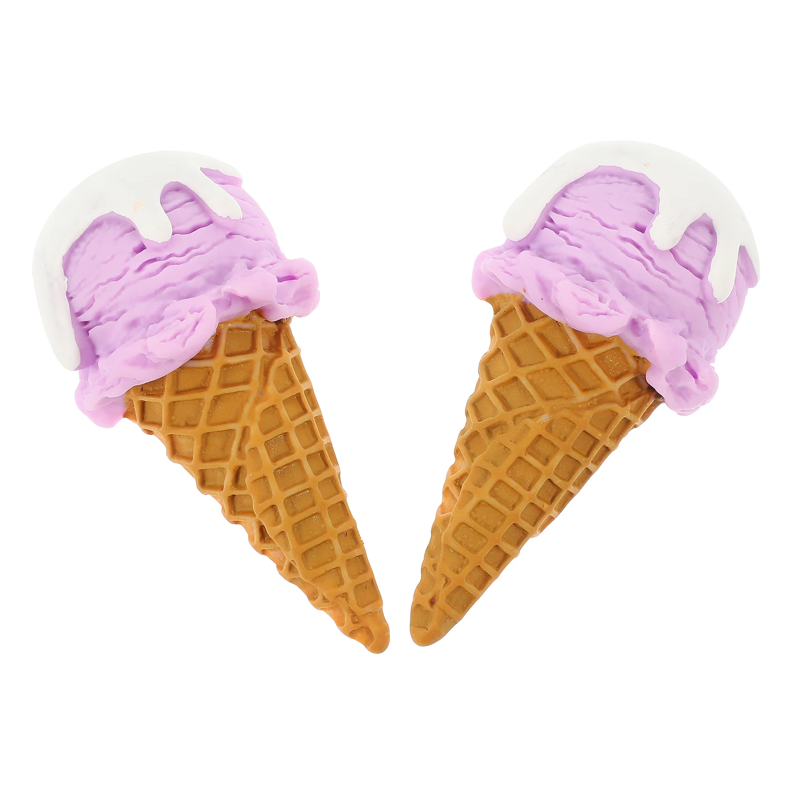 Artificial Ice Cream Cone Simulated Mold Dessert Shop Display Accessories Decorate Models