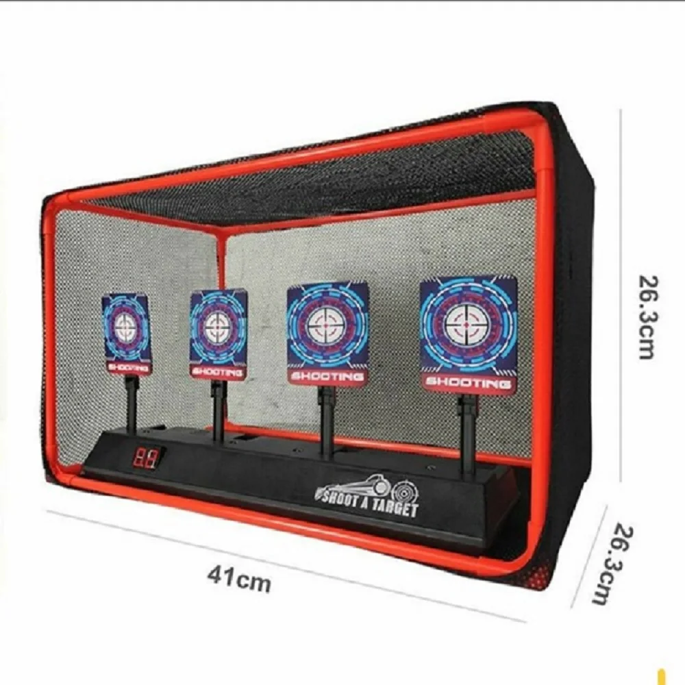 Dijital elektronik çekim hedef için Nerf Gun jel işın püskürtücü aksesuarları Net çerçeve ses işık oyunu çocuklar oyuncak cadılar bayramı hediyeler