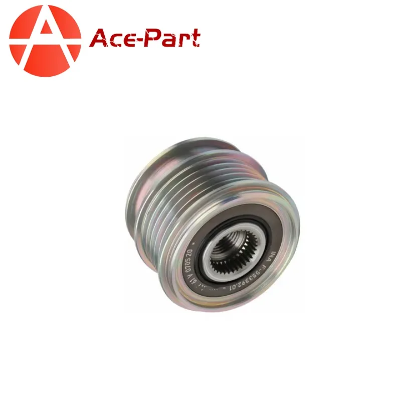 30667682 Overrunning Alternator Freewheel Clutch Pulley for FORD S-MAX MONDEO VOLVO S80 V70 XC70 XC60 V60 S60 F-553392 535012110