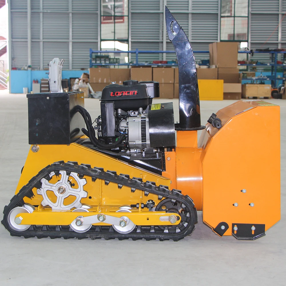 Crawler Remote Controlled Snow Blower 61cm Snow Removal Width Robot Machine with Attachments