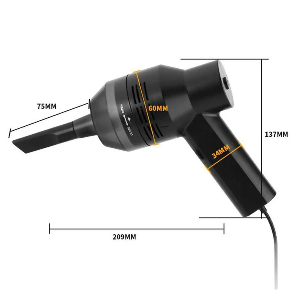 Portable Mini Handheld Usb Vacuum Cleaner Wireless Charging Desktop Keyboard Cleaning Tool For Laptop Desktop Car Cleaning