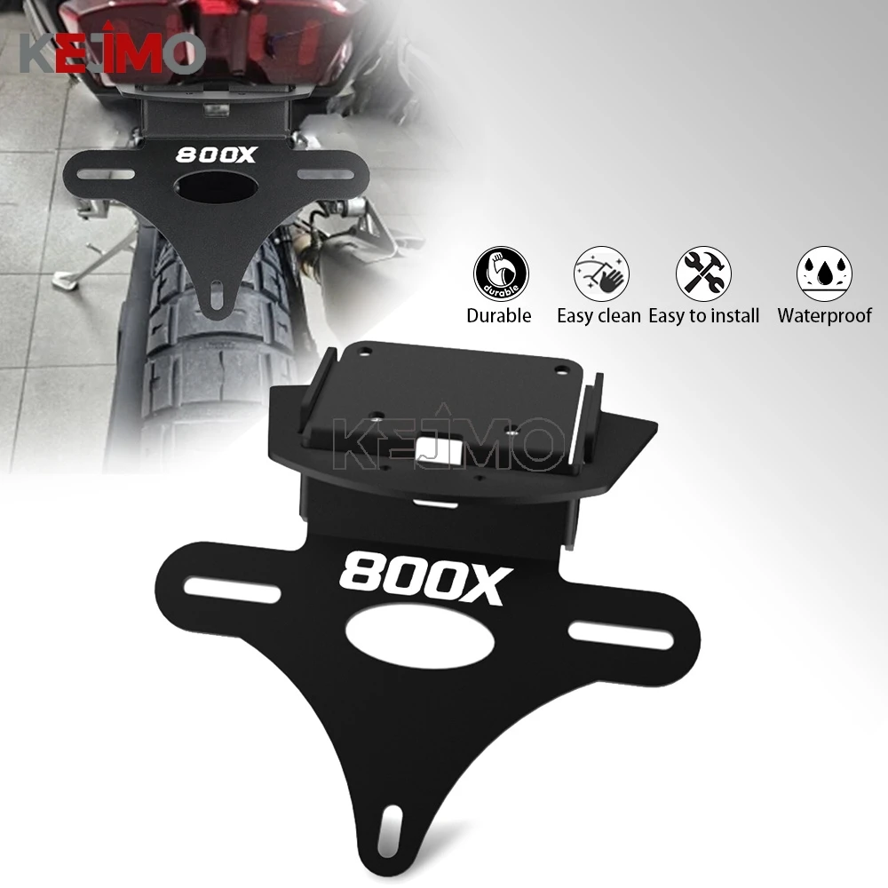 

2026 800 X/800X Rally Tail Tidy License Plate Holder For KOVE 800 X Pro/800X Super Adventure 2024 2025 Fender Eliminator Bracket