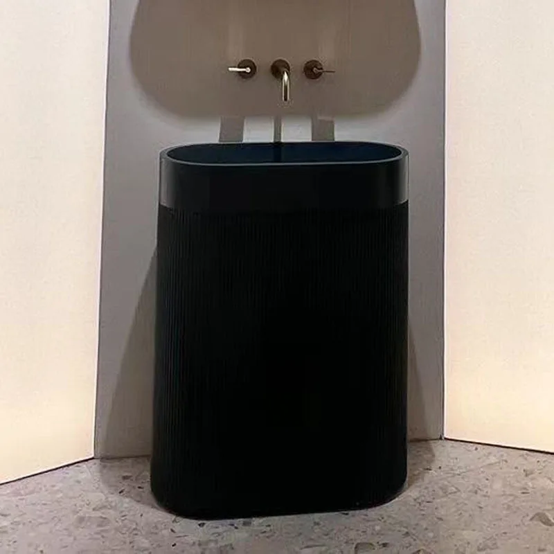 Artificial stone wash basin Modern simple column basin Outdoor hotel