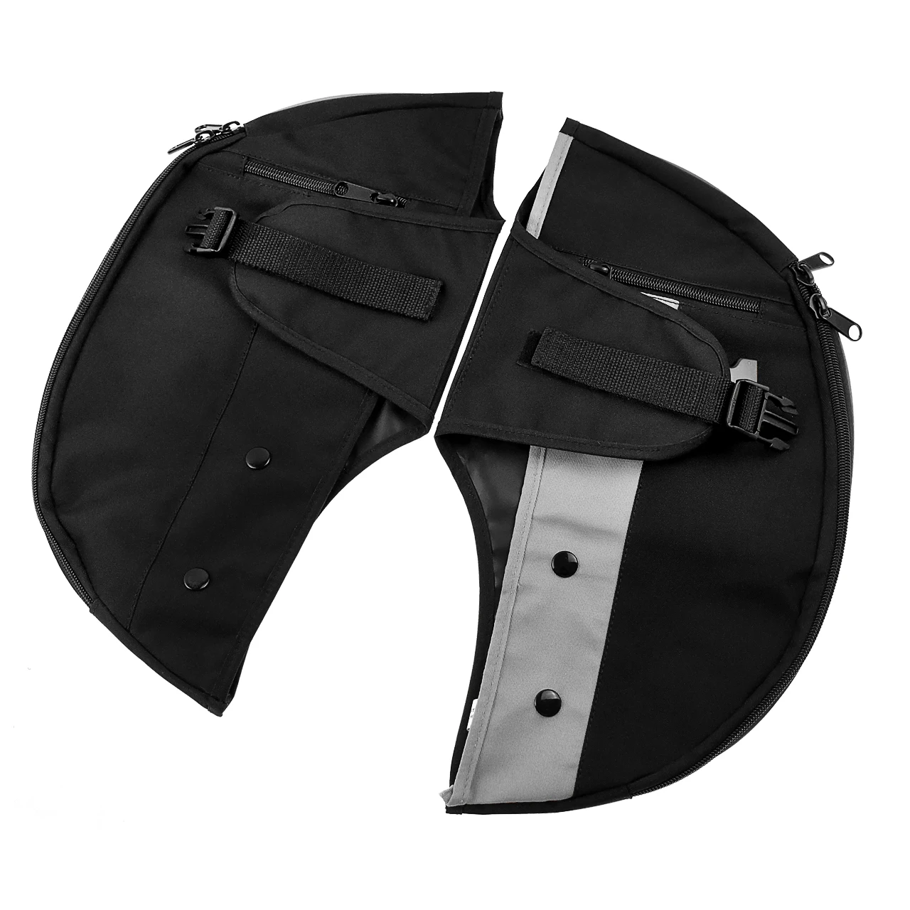 Motocykl obniża ruchomy ocieplacz na nogi nylonowe zestawy czarny miękki dla Harley Sportster XL Iron 1200 883 48 Roadster Nightster 04-Up