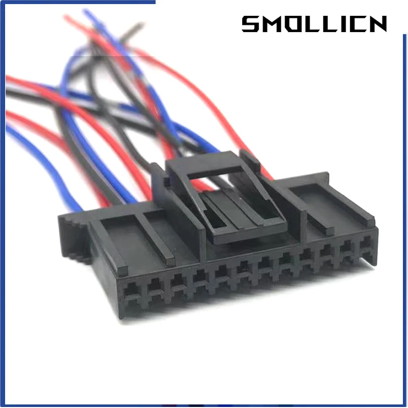 1/5 Sets Delphi 12 Pin Plastic Housing Plug 12p FCI Wire Harness 211 PC122S0017 211PC122S0017 With 15cm 18awg Pigtail