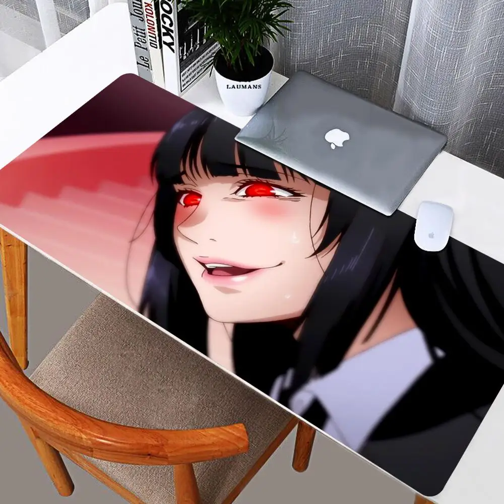 Alfombrilla de ratón de Anime Kakegurui Yumeko Jabami, alfombrilla de ratón grande para juegos de PC, alfombrilla de ratón para ordenador, alfombrilla para teclado, alfombrilla de escritorio para portátil