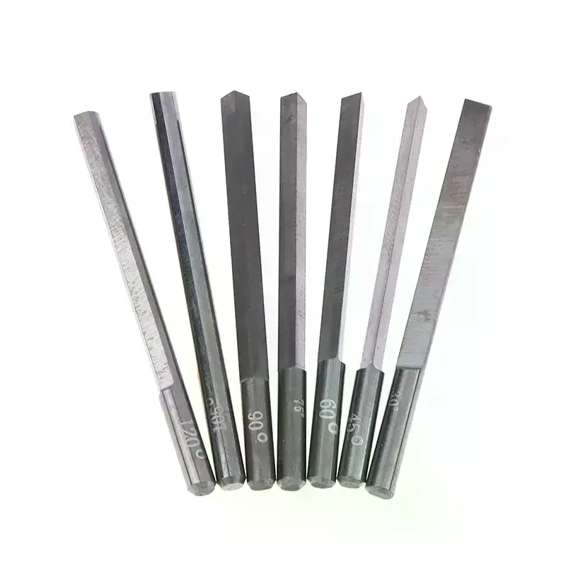 Tungsten Steel Angle Cutter Engraving Knives Jewelry Pneumatic Graver Accessories Spatula Triangle Metal Blades DIY Making Tools