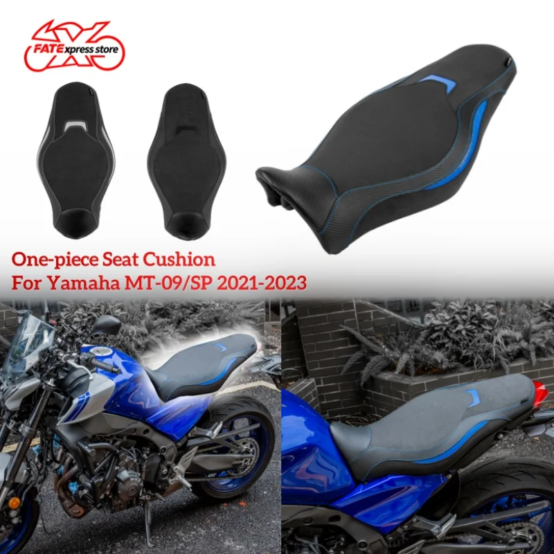 

Motorcycle One-piece Seat Pad Cover For Yamaha MT09 MT-09 SP 2021-2023 2022 Passenger Driver Cushion Complete Seat Accessories