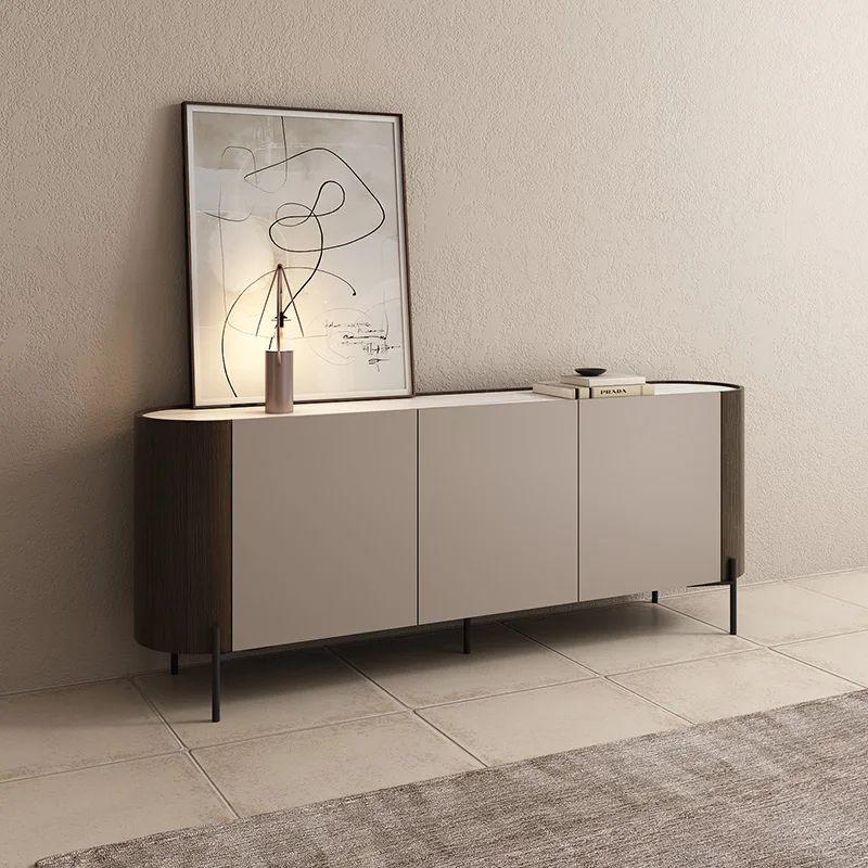 

Xl Stone Plate Sideboard Wine Cabinet Wall Storage Locker Entrance Cabinet Storage Cabinet