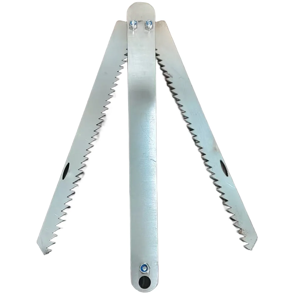 Compact Folding Aquatic Vegetation Tool Made of Rust-Resistant Stainless Steel for Clearing Fishing Areas and Managing Weeds