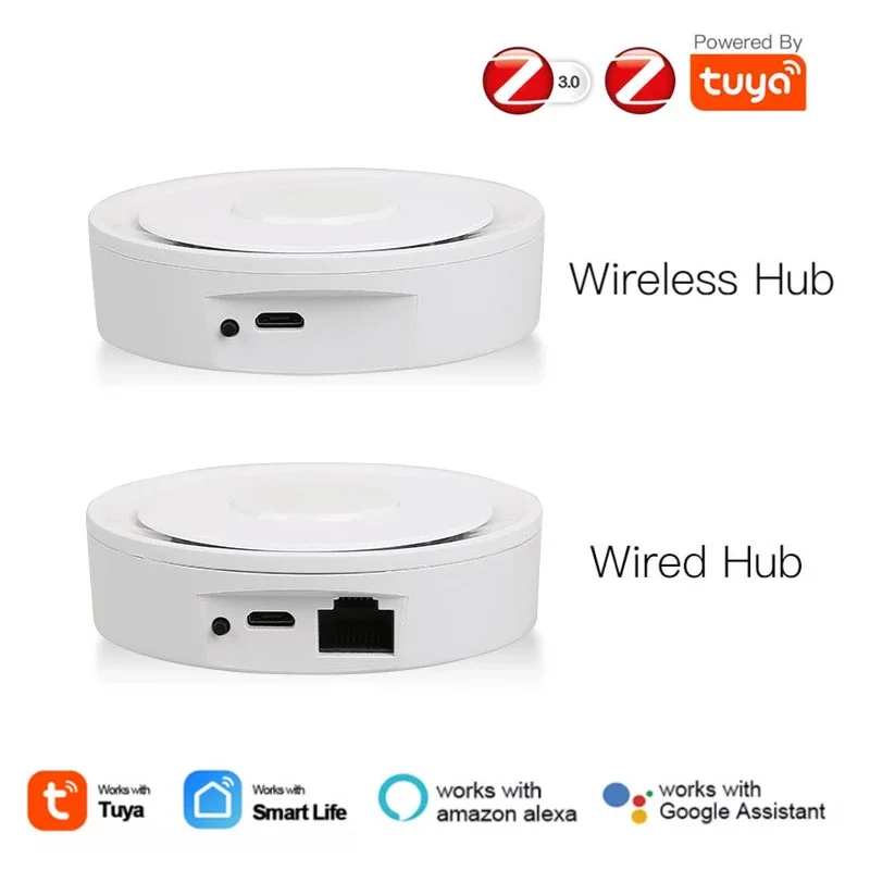 Tuya Zigbee Homekit Wired Gateway Wireless Mesh Hub Smart Home Bridge APP Remote Control Zigbee Protocol Via Alexa Google Home