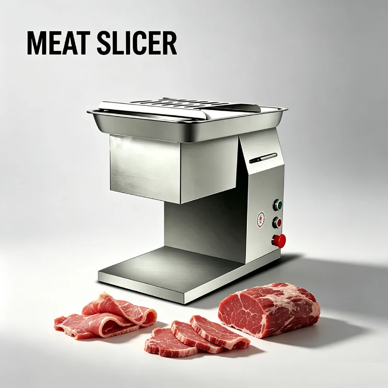 Restaurant Fresh Meat Cutting Machine Stainless Steel Fast Slicing Shredding Machine Electric Meat Processing Machine