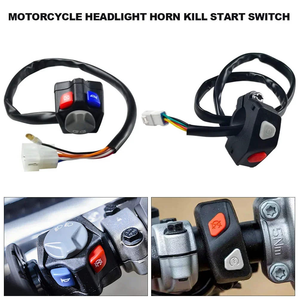For Husqvarna TE FE TX FX Motorcycle Headlight Horn Kill Start Switch For KTM EXC XC XCW EXCF SX SXF 125 150 200 250 350 450 500